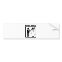 Game Over Bachelor Bumper Stickers