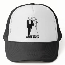 Game Over Bachelorette Party T-Shirt Trucker Hat