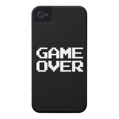 Game Over Barely There™ iPhone 4 Cas Iphone 4 Covers