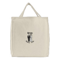 Game Over - Bride Tote embroidered bags