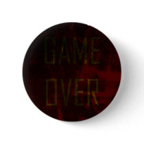 Game Over Pinback Button