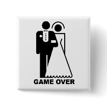 Game Over button by wedding_tshirts Game Over button
