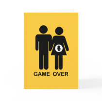 Game Over Greeting Card