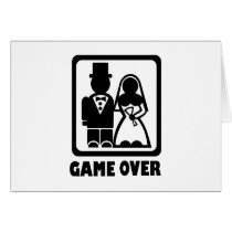 Game over greeting cards