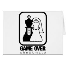 Game Over Check Mate Card