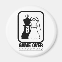 Game Over Check Mate Magnets