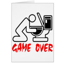 Game Over Drunk cards by Mustang_Lady Game Over Drunk cards