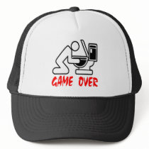 Game Over Drunk hats by Mustang_Lady Game Over Drunk hats