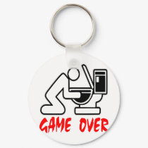 Game Over Drunk keychains by Mustang_Lady Game Over Drunk keychains