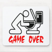 Game Over Drunk mousepads by Mustang_Lady Game Over Drunk mousepads