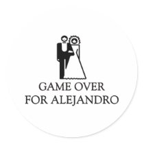 Game Over For Alejandro Stickers