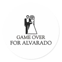 Game Over For Alvarado Sticker