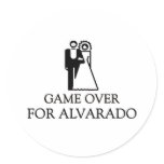 Game Over For Alvarado Sticker