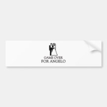 Game Over For Angelo Bumper Stickers