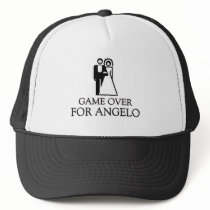 Game Over For Angelo Trucker Hat