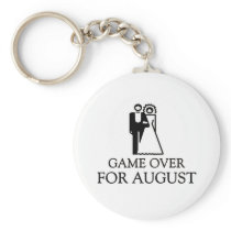 Game Over For August Keychain