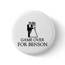 Game Over For Benson Pinback Buttons