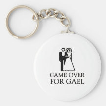 Game Over For Gael Key Chains