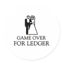 Game Over For Ledger Sticker