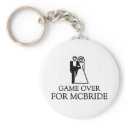 Game Over For Mcbride keychains