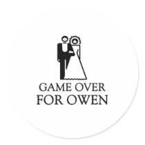 Game Over For Owen Sticker