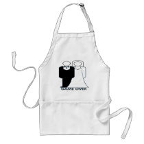 Game Over Funny Break up Designs aprons by DesignsbySylvia Game Over Funny Break up Designs aprons