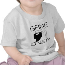 GAME OVER Funny Wedding Design Shirts