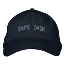 GAME OVER Groom Cap embroidered hats