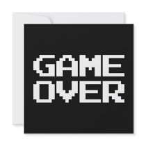 Game Over Invitation