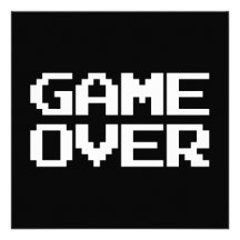 Game Over Invitation