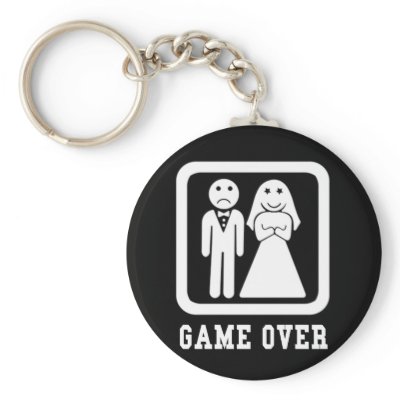 Game Over Key Chain