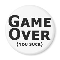 Game Over magnets by BoogieMonst Game Over magnets