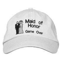 Game Over - Maid of Honor embroidered hats