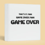 GAME OVER MAN binders