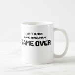 GAME OVER MAN mugs