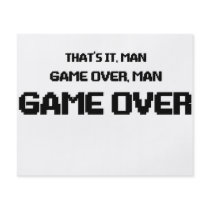 GAME OVER MAN CUSTOM FLYER