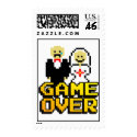 "Game Over" Marriage (8-bit stamp)