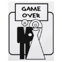 "Game Over" marriage flyers by corebeammusic "Game Over" marriage flyers