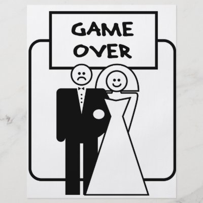 The game is over The wedding is coming Great bachelor party present