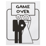 Game Over Marriage Personalized Flyer