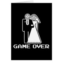 game over marriage funny wedding tshirt cards by funnypartytshirts game over marriage funny wedding tshirt cards