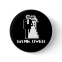 Game Over Marriage Game Over Funny tshirt buttons by funnypartytshirts Game Over Marriage Game Over Funny tshirt buttons