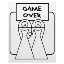 "Game Over" Marriage (Homosexual) letterhead