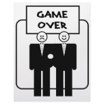 "Game Over" Marriage (Homosexual) Personalized Letterhead