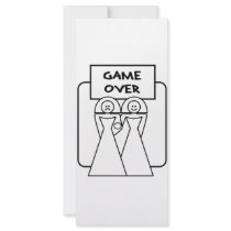 "Game Over" Marriage (Homosexual) Full Color Rack Card
