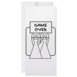 "Game Over" Marriage (Homosexual) Full Color Rack Card