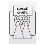 "Game Over" Marriage (Homosexual) Stationery