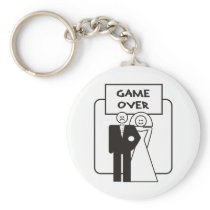 Game Over Marriage Keychain