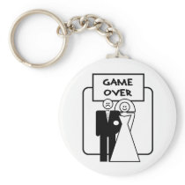 "Game Over" marriage Keychains