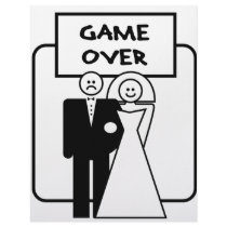 "Game Over" marriage letterhead by corebeammusic "Game Over" marriage letterhead